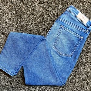 Size 29 Light Wash 7 For All Mankind Luxe Vintage High-Waist Ankle Skinny